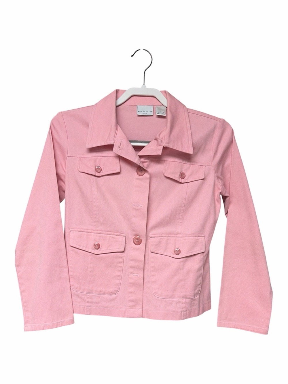 Kim Rogers Petite Soft Pink Knit Top - Picture 2 of 5